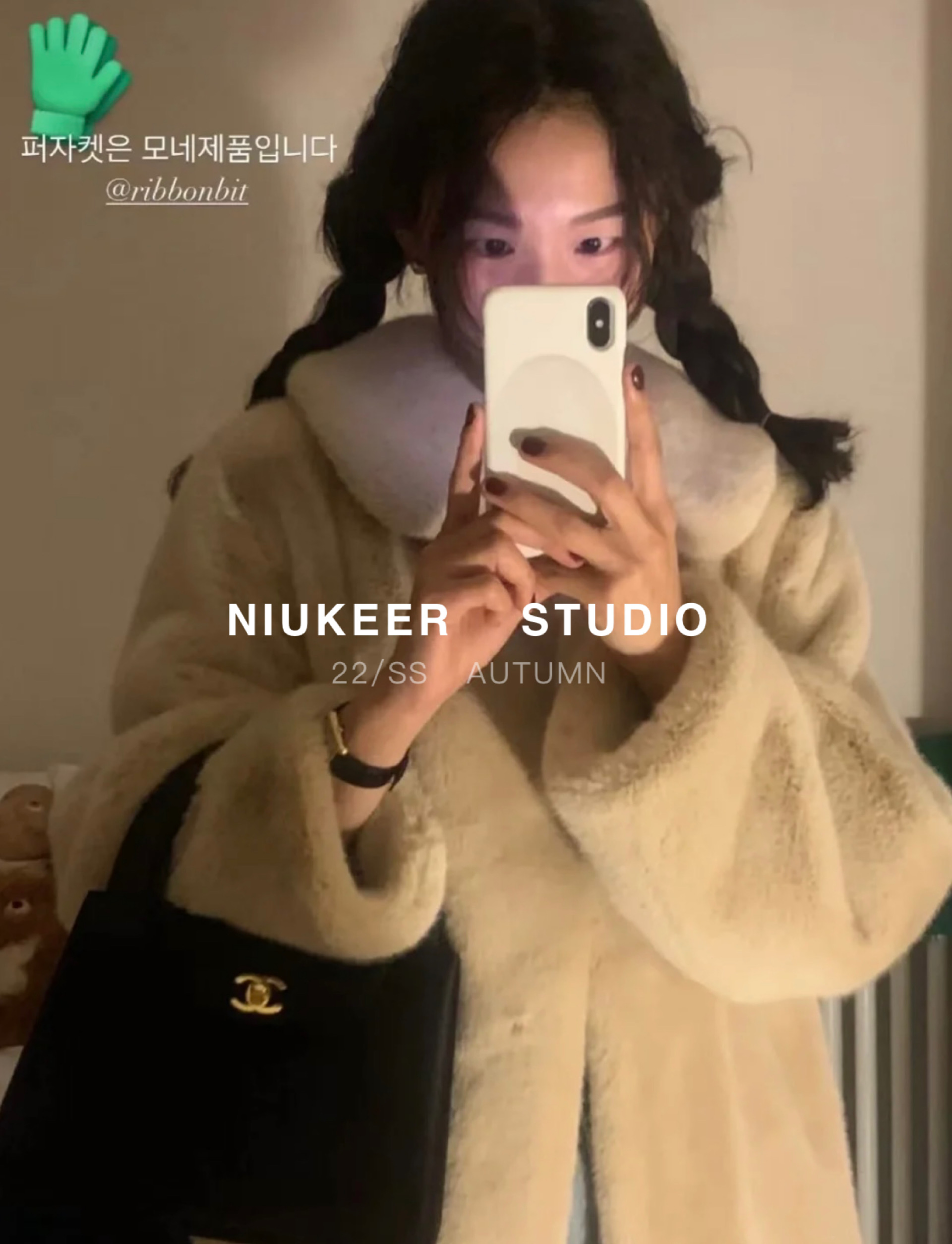 ［牛可儿］ins保暖m**e八奶小熊毛毛外套