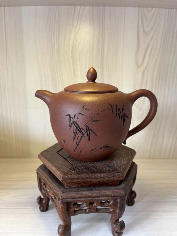 原矿紫砂壶美人肩壶半手工制作300cc