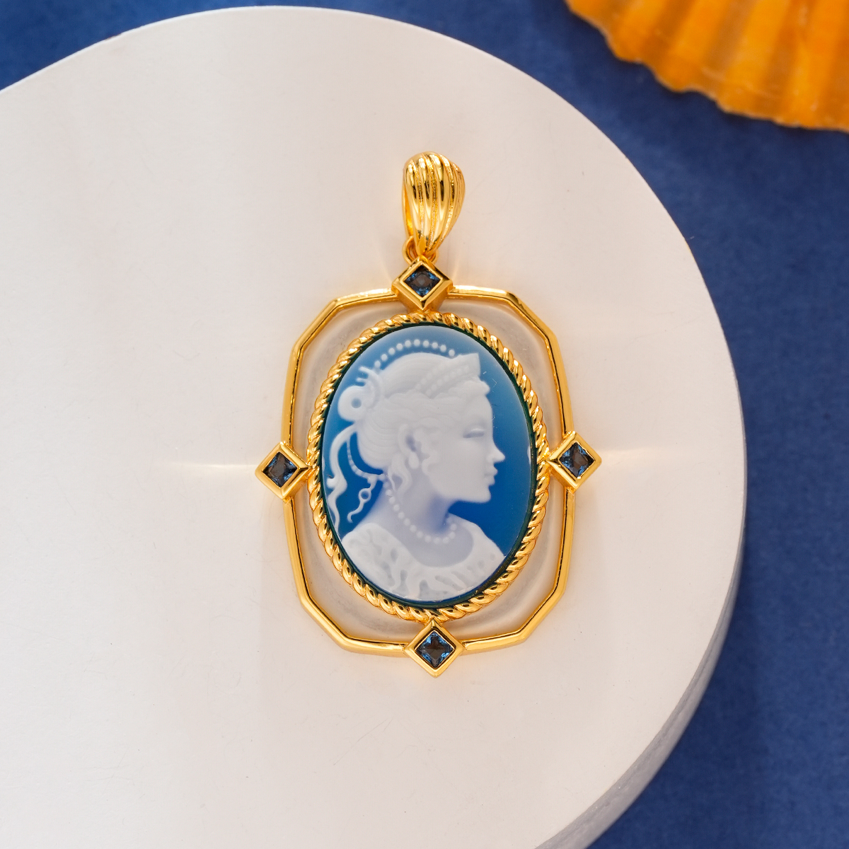 合金吊坠 【奢小姐珠宝】卡梅奥公主吊坠-WS024