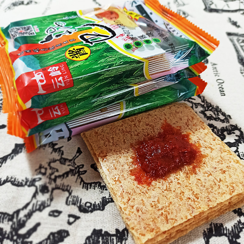 锅巴安徽特产宣城云岭酱锅巴辣子锅巴香辣味酱包蘸酱锅巴原味