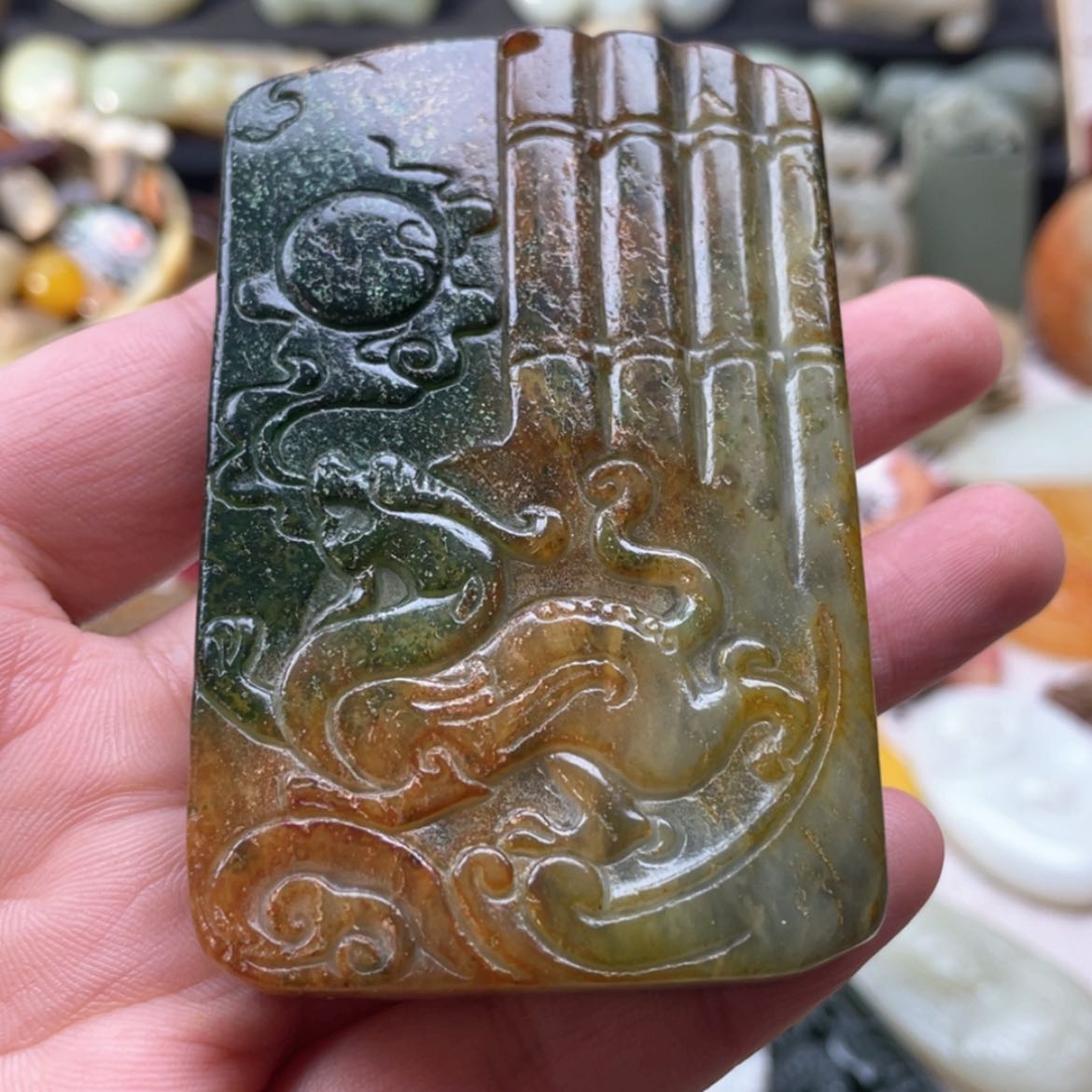 【闪购商品】蛇纹石玉颈饰未镶嵌72