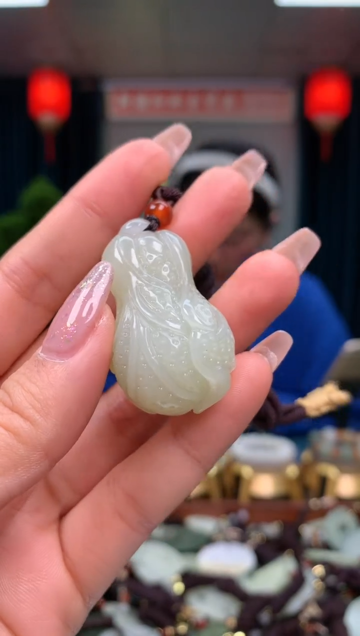 【闪购商品】和田玉颈饰未镶嵌白菜·