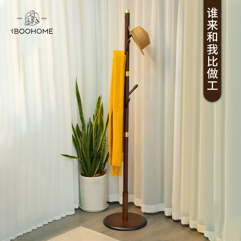 【铜素衣帽架】落地式挂衣架置物简易家用客厅衣架挂衣服落地式卧室