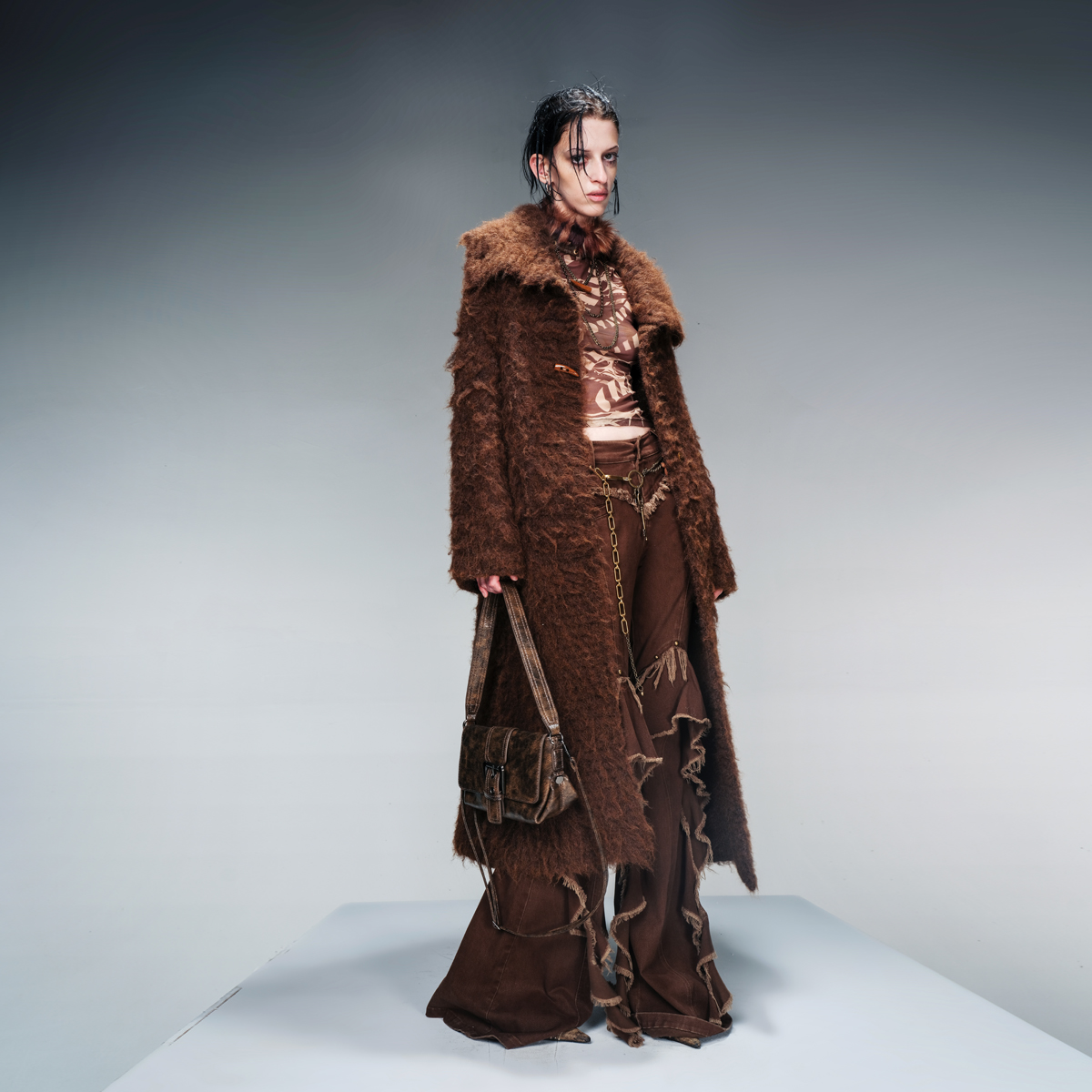 NN-NORTH NODE “野心载体”长毛衣开衫