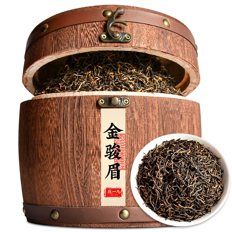 正宗武夷山金骏眉 茶叶新茶 正宗红茶浓香型蜜香木桶礼盒装