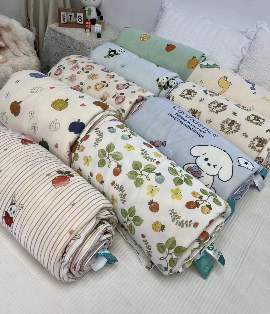 2【过款链接 按主播介绍为准】各种冬被春秋被子母被凉被子被芯