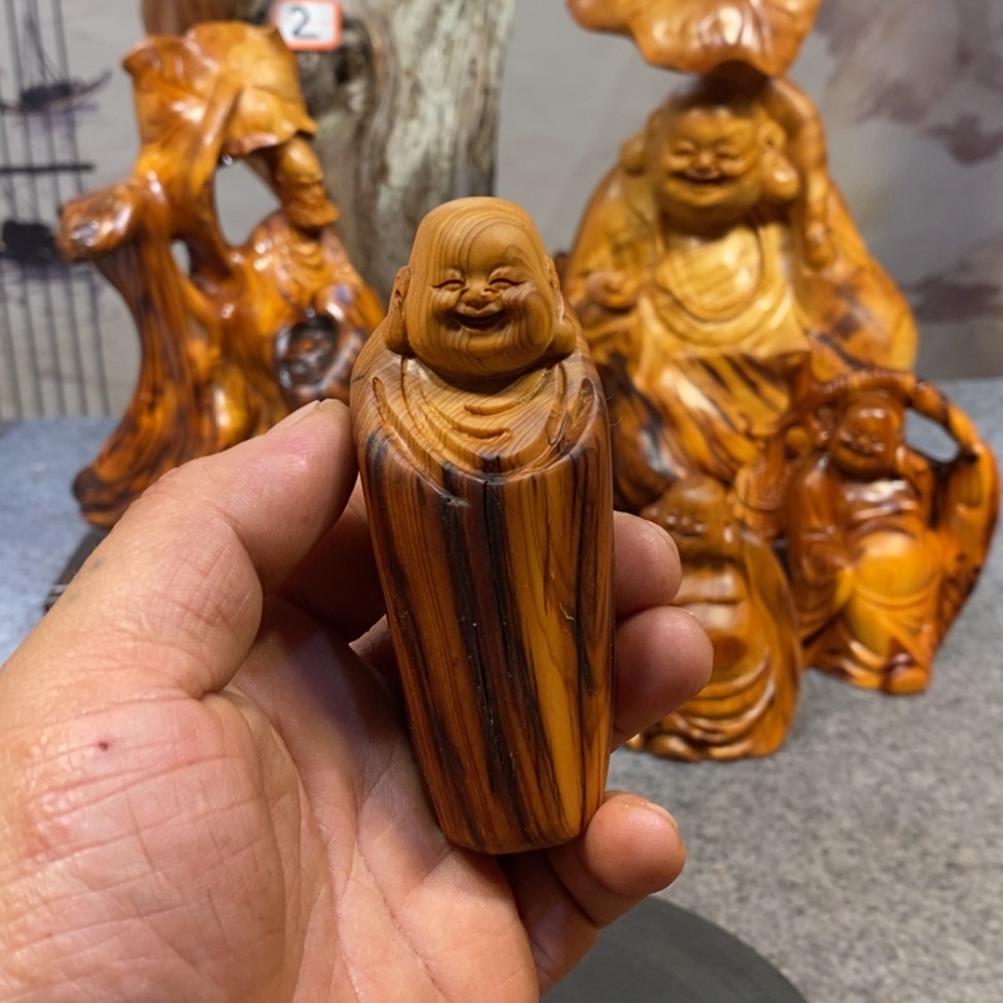【闪购商品】柏木（崖柏）木雕工艺品摆件家居手把件