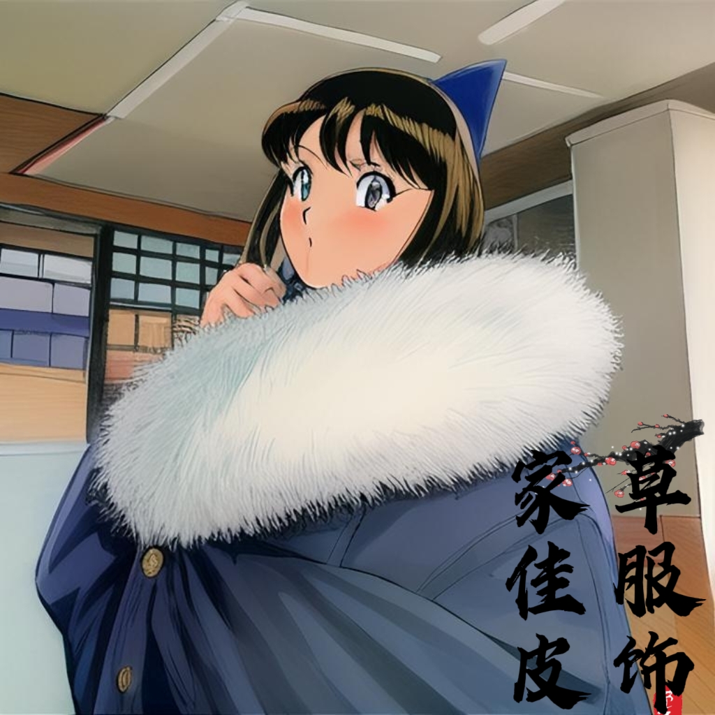 真毛大毛领毛领制作毛领女士男士百搭秋冬潮流（直播间专用）毛毛领