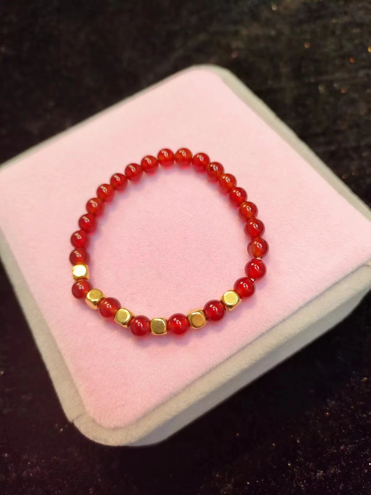 江凤珠宝红玛瑙手串