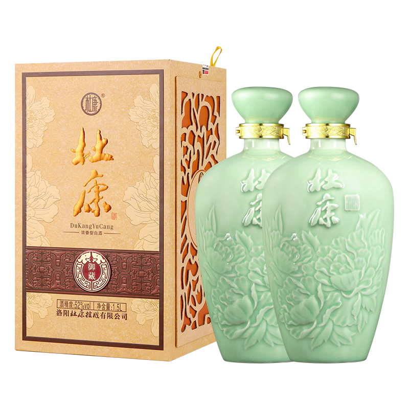 杜康【杜康】御藏酒1.5L*2坛装（整箱装）52度1500ml*2坛