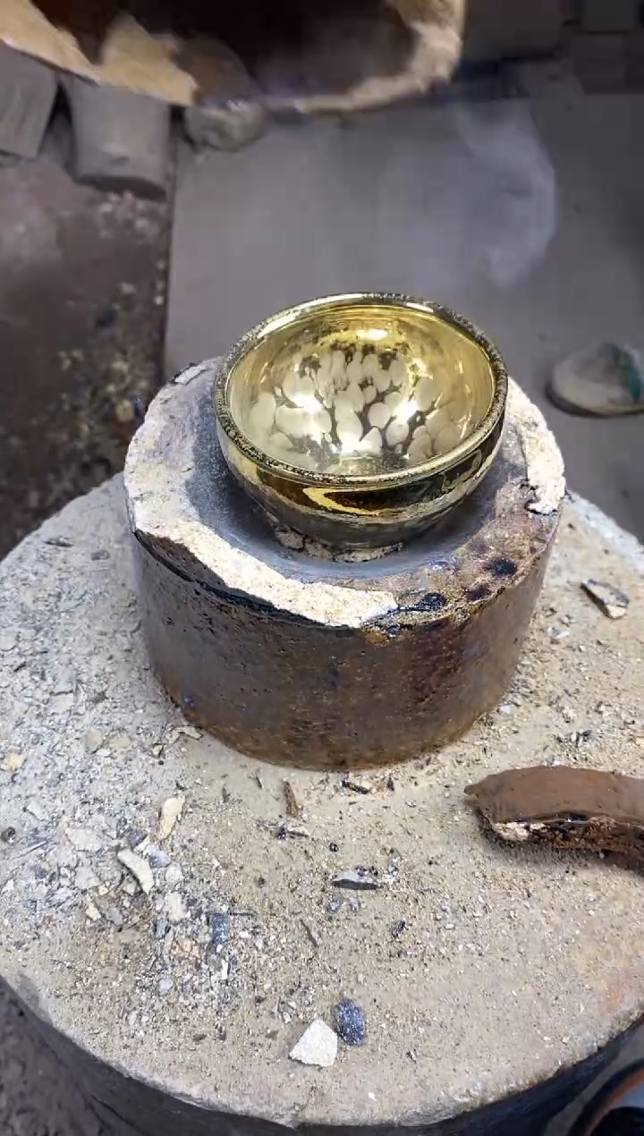 【闪购商品】陶瓷 金油滴将军（配礼盒证书）