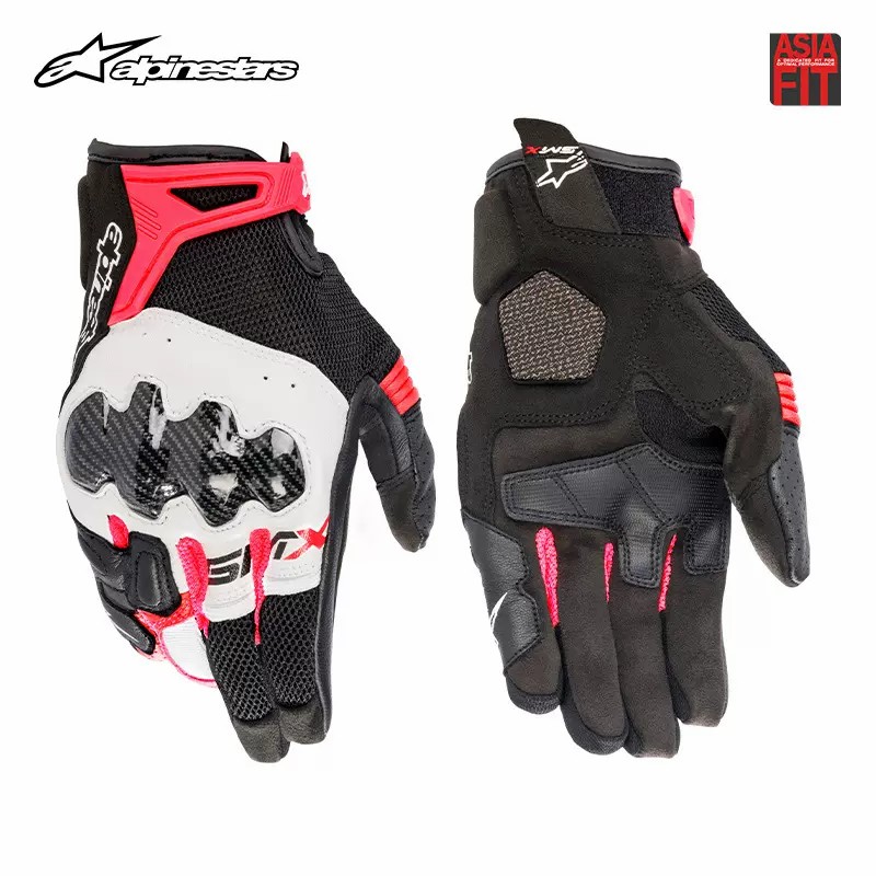a星alpinestars夏季女骑行手套SMX-R通风防摔机车手套摩托车手套