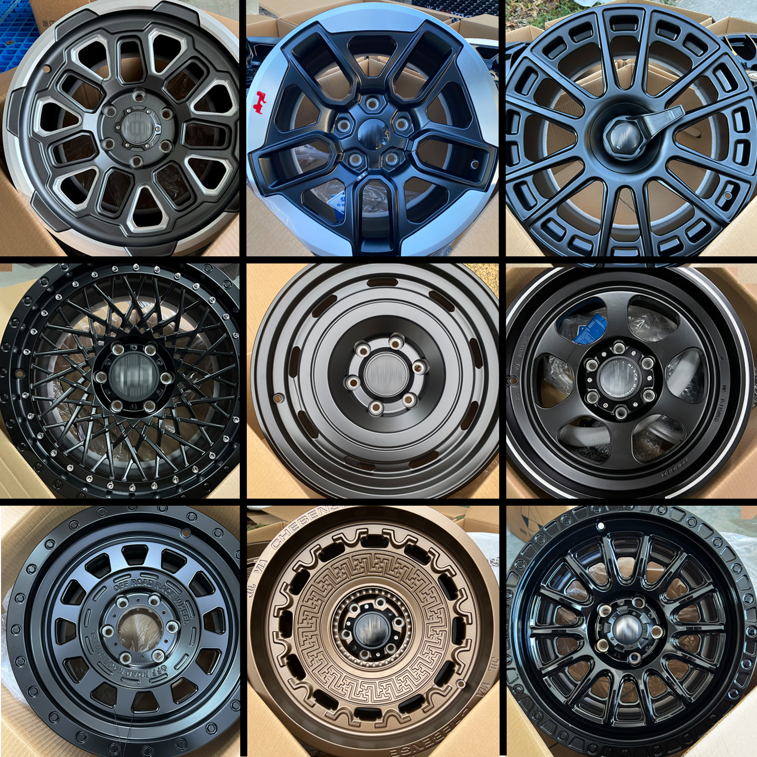 越野锻造轮毂汇总16/17/18/19/20寸定制方程豹牧马人猛禽普拉多