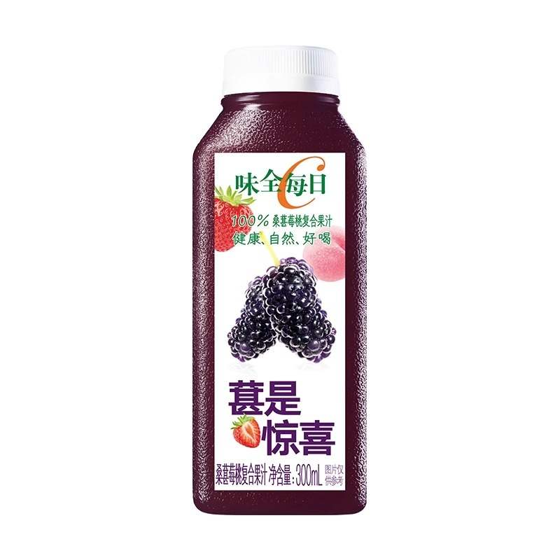 味全每日C桑葚莓桃复合果汁300ml/瓶 1967