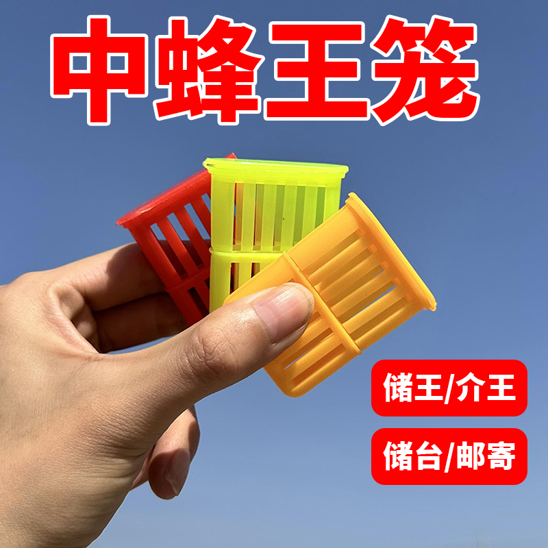 蜂荣养蜂工具多功能囚王笼新款塑料王笼介王神器邮寄蜂王神器专用