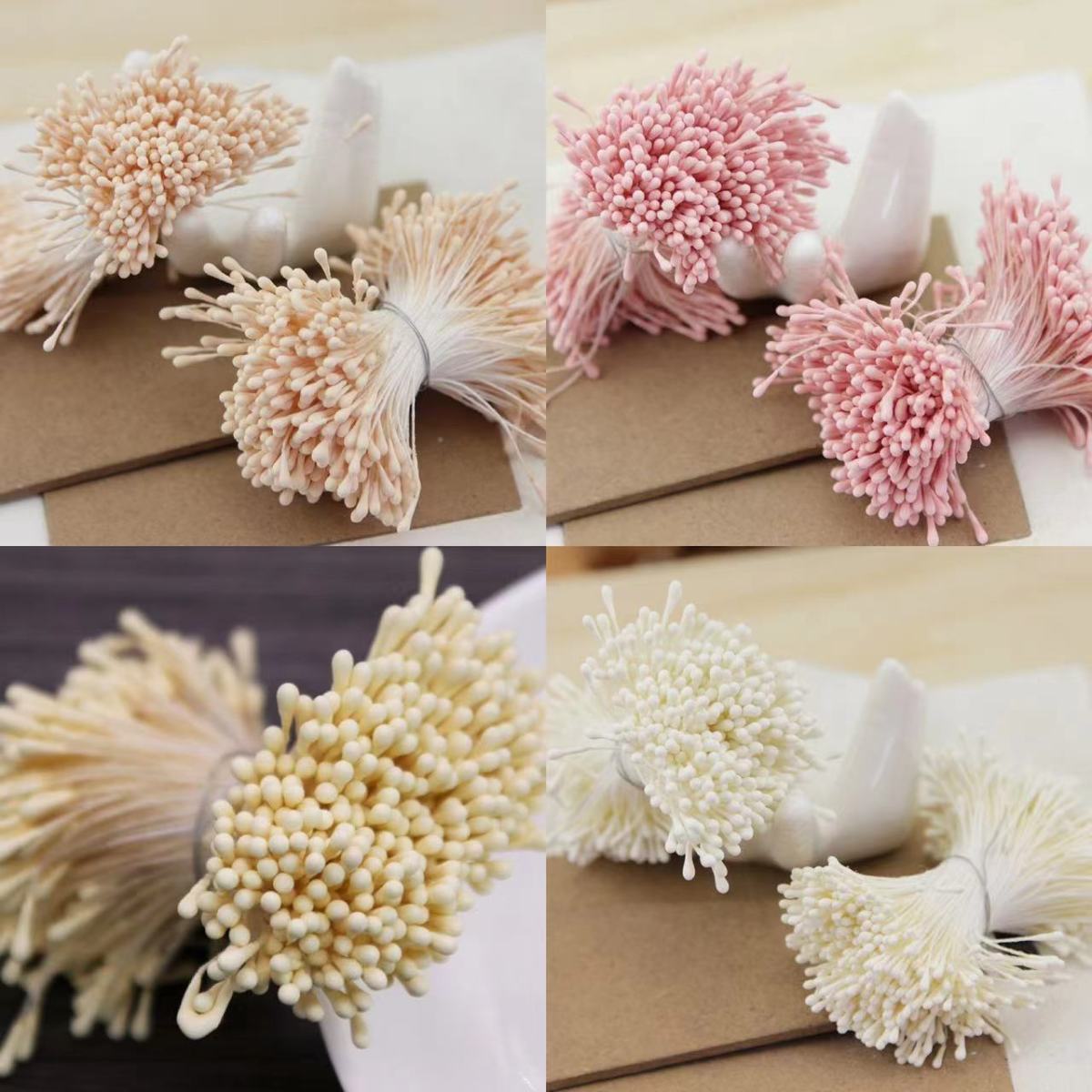 手工DIY韩版哑光花芯花心火柴头花蕊和风细工饰品配件