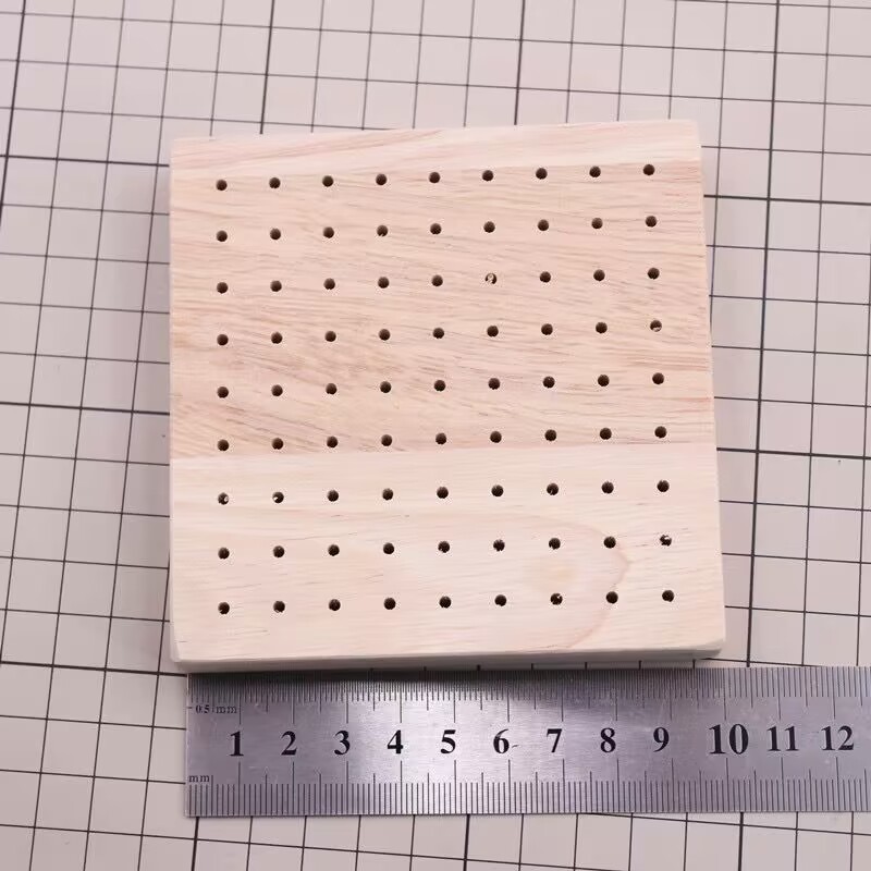 粘土木插座骨架座插板软陶超轻树脂黏土专用木质带孔