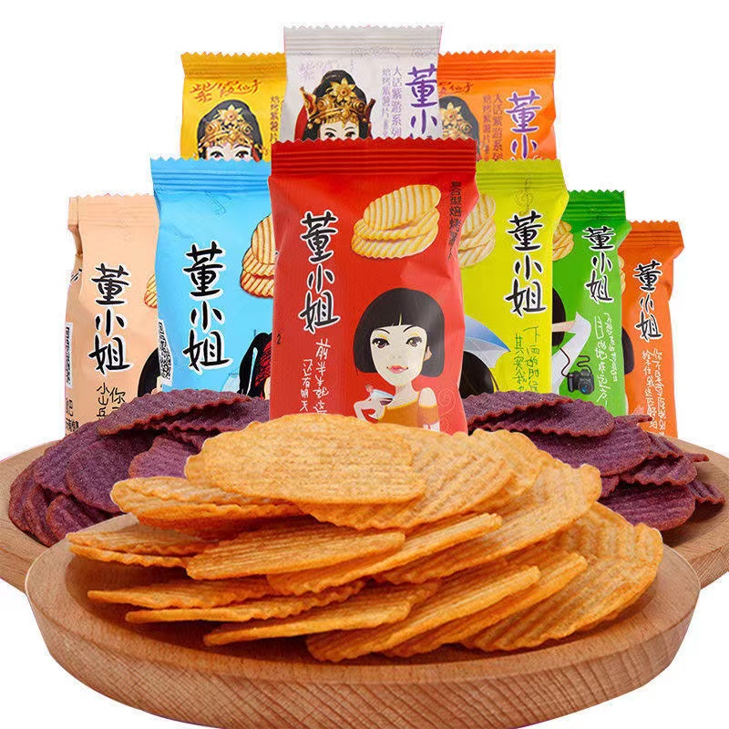 【董小姐轻食薯片】董小姐薯片小包装散装整箱批发便宜零食大礼包