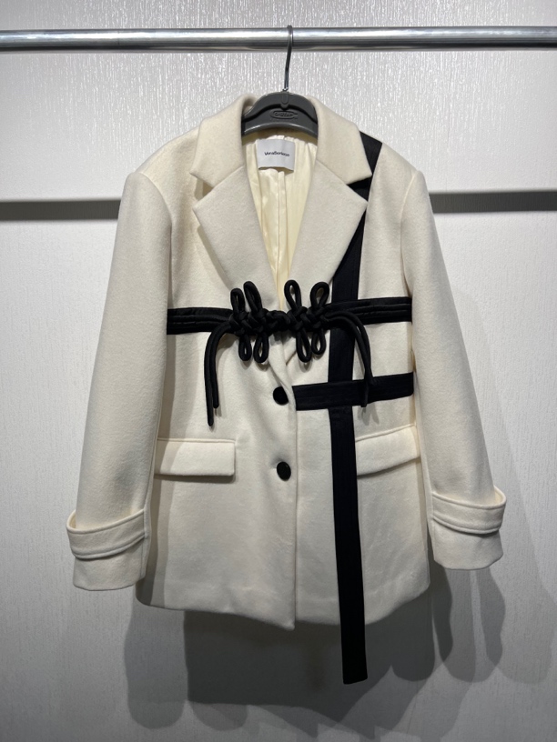 【Vera Seriase设计师品牌】春季新款中式盘扣装饰西装大衣