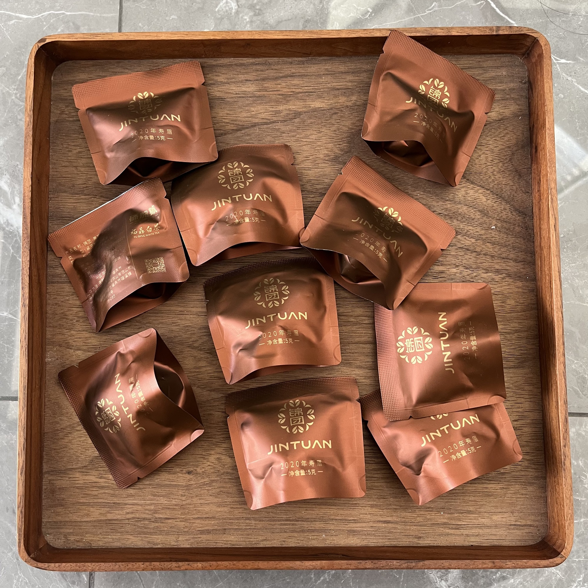 福鼎白茶|磻龙号|锦团龙珠|2020寿眉|50克（10颗装）