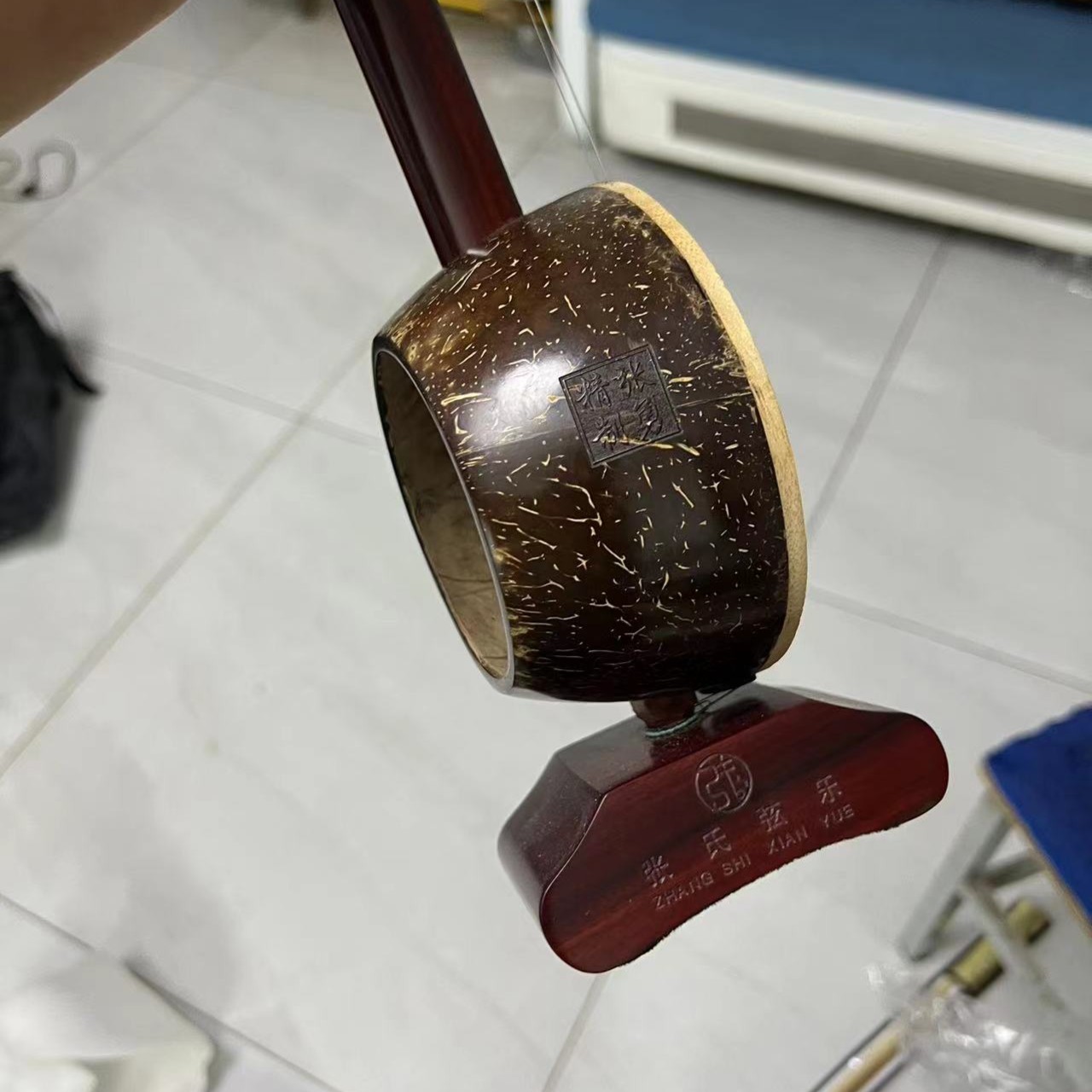 勇之琴紫檀卷书专业秦腔板胡