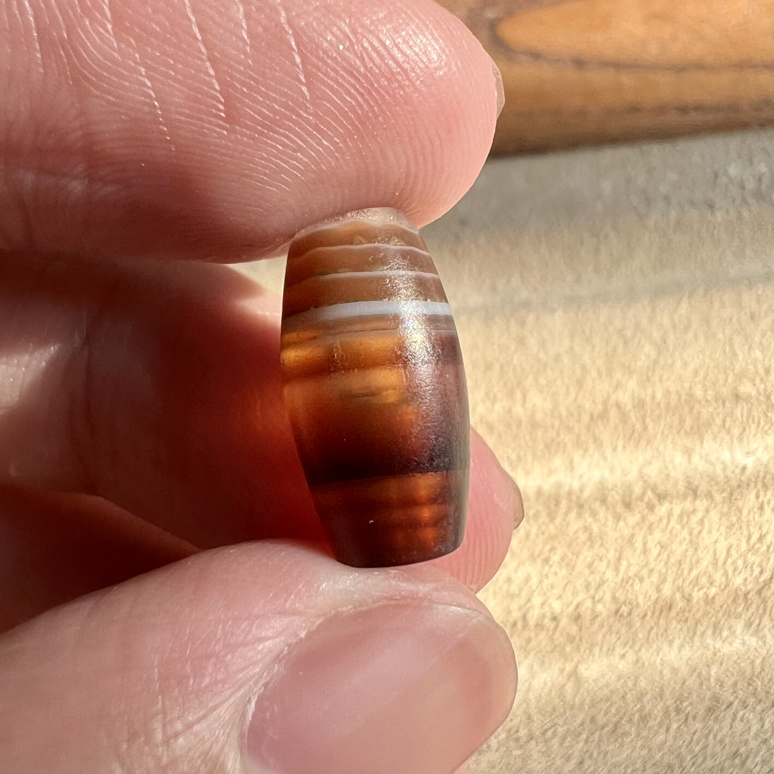 锦诚古珠小肥肉 缠丝 尺寸8.4*15.8