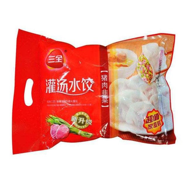 三全灌汤水饺（猪肉韭菜）455g