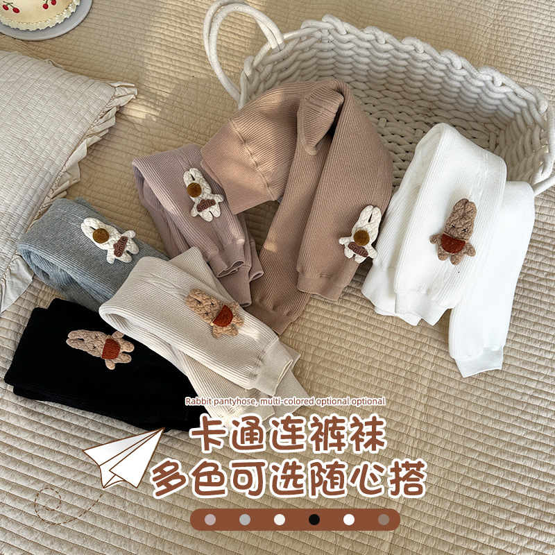 冬季袜子婴儿九分打底裤儿童外穿宝宝连体加绒女童连裤袜百搭