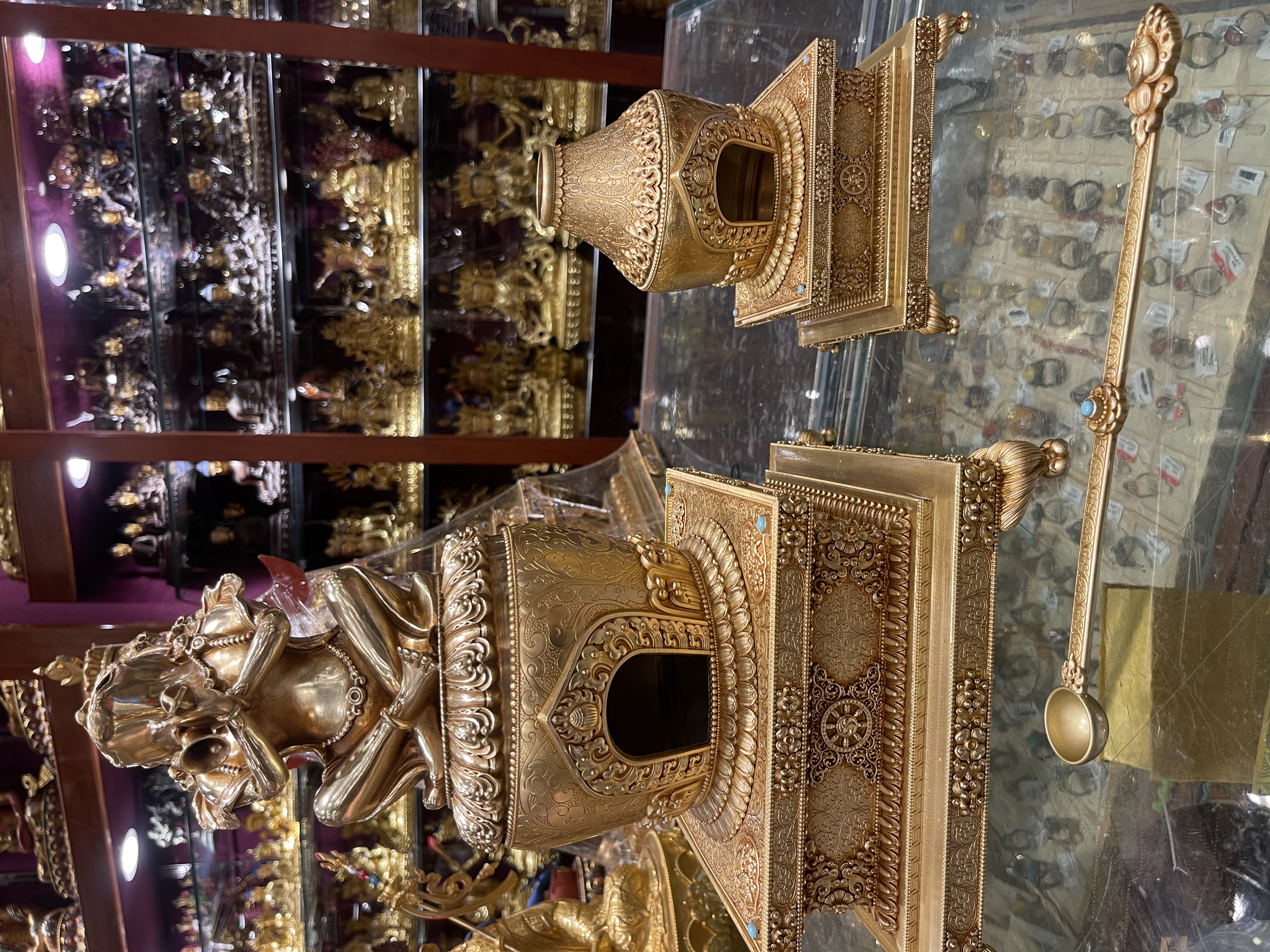 烟供火供炉烟供炉纯铜工艺品摆件