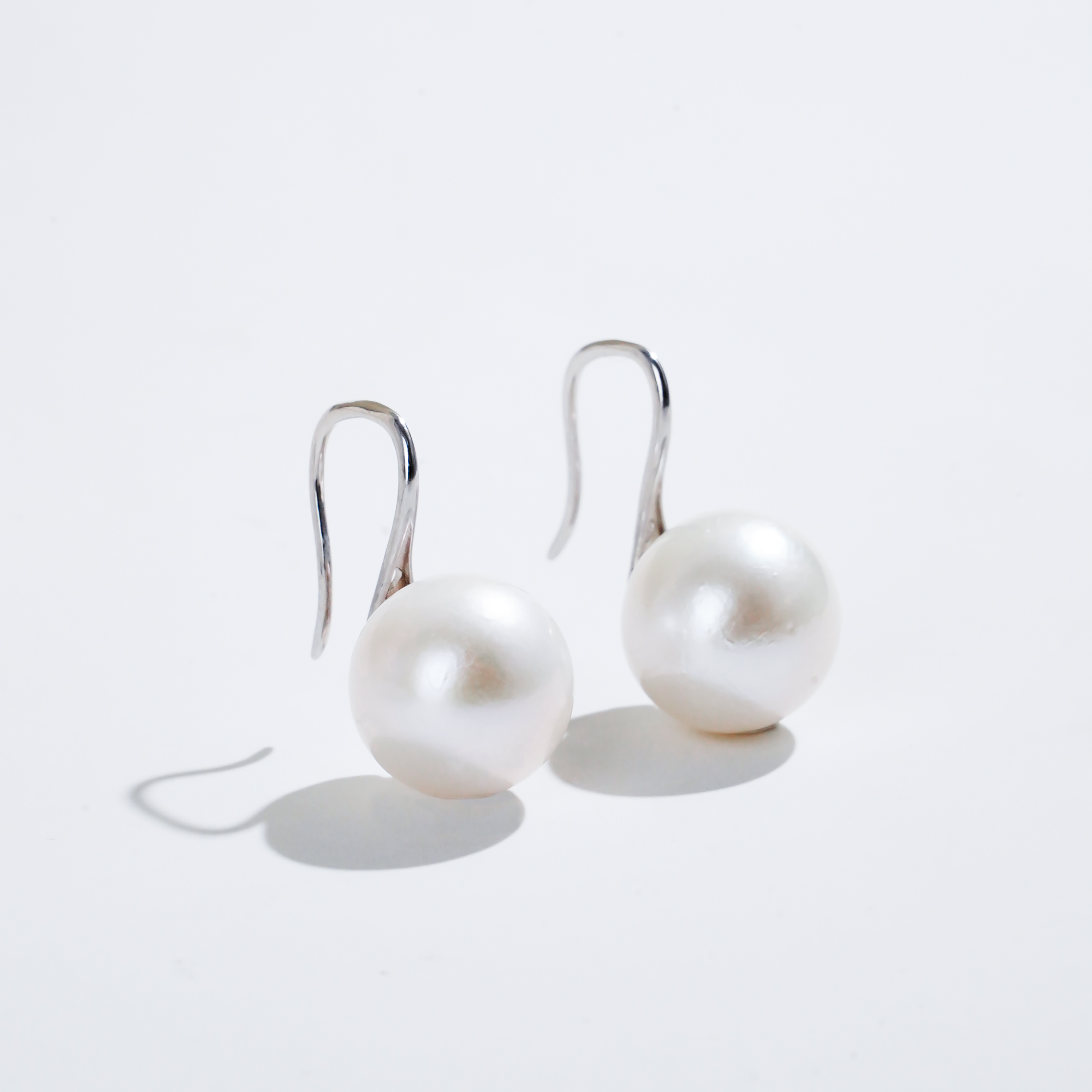 12-13mm忆梦YE90 S925银天然淡水珍珠耳饰