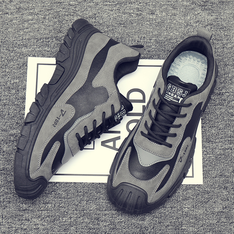 特­步劳保男鞋工地干活冬季加绒棉鞋防水防滑运动休闲男士工作耐