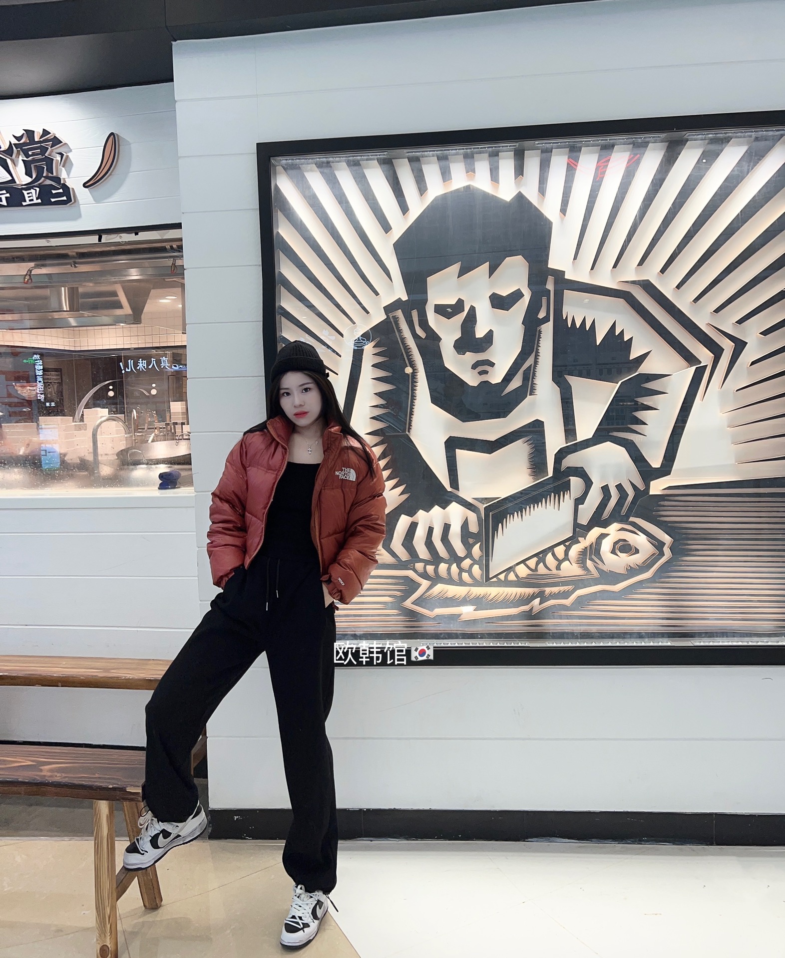 复古红 北北yurongfu外套