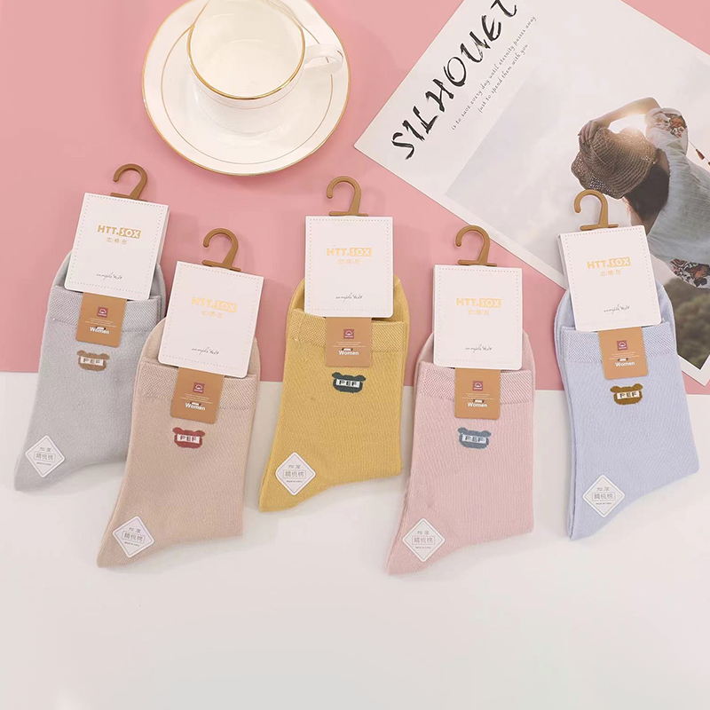 【宠粉福利3双/颜色随机发货】 袜子女时尚春夏休闲百搭透气袜子