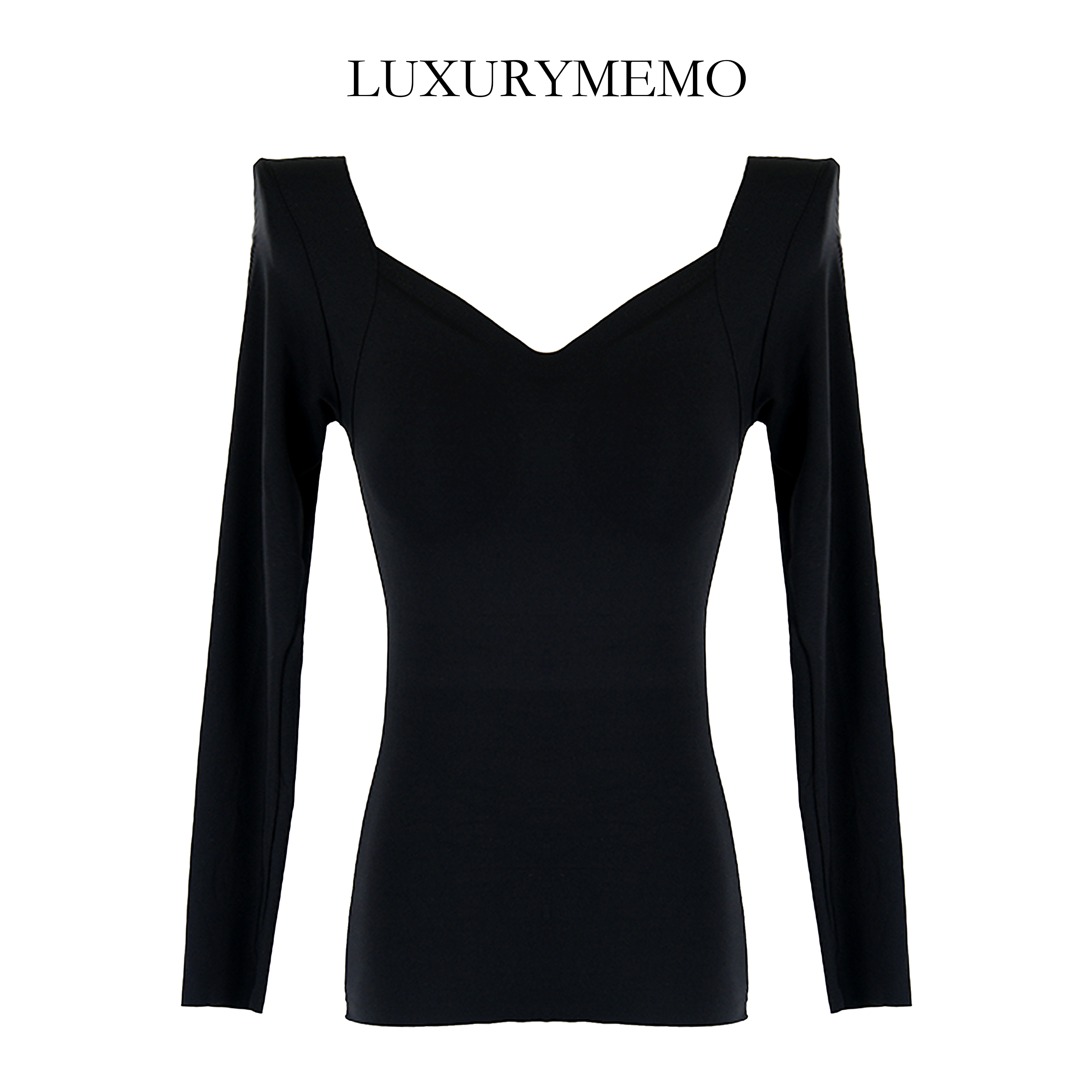  LUXURYMEMO【刘熊熊】牛奶呵护保暖舒适打底衫 面膜衣
