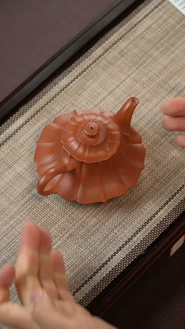 【闪购商品】紫砂茶壶@@云炉 朱泥 160cc