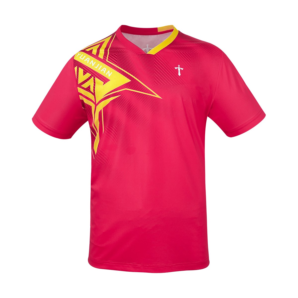 远剑新款撞色专业乒乓球运动服透气速干休闲夏季短袖