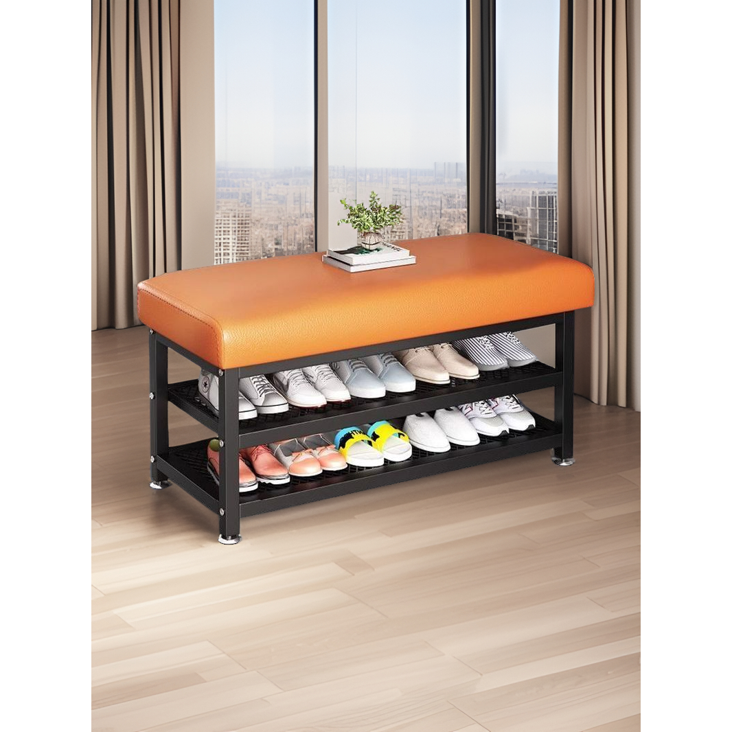 换鞋凳家用门口可坐式客厅穿鞋凳入户鞋柜坐凳一体储物坐垫鞋架子