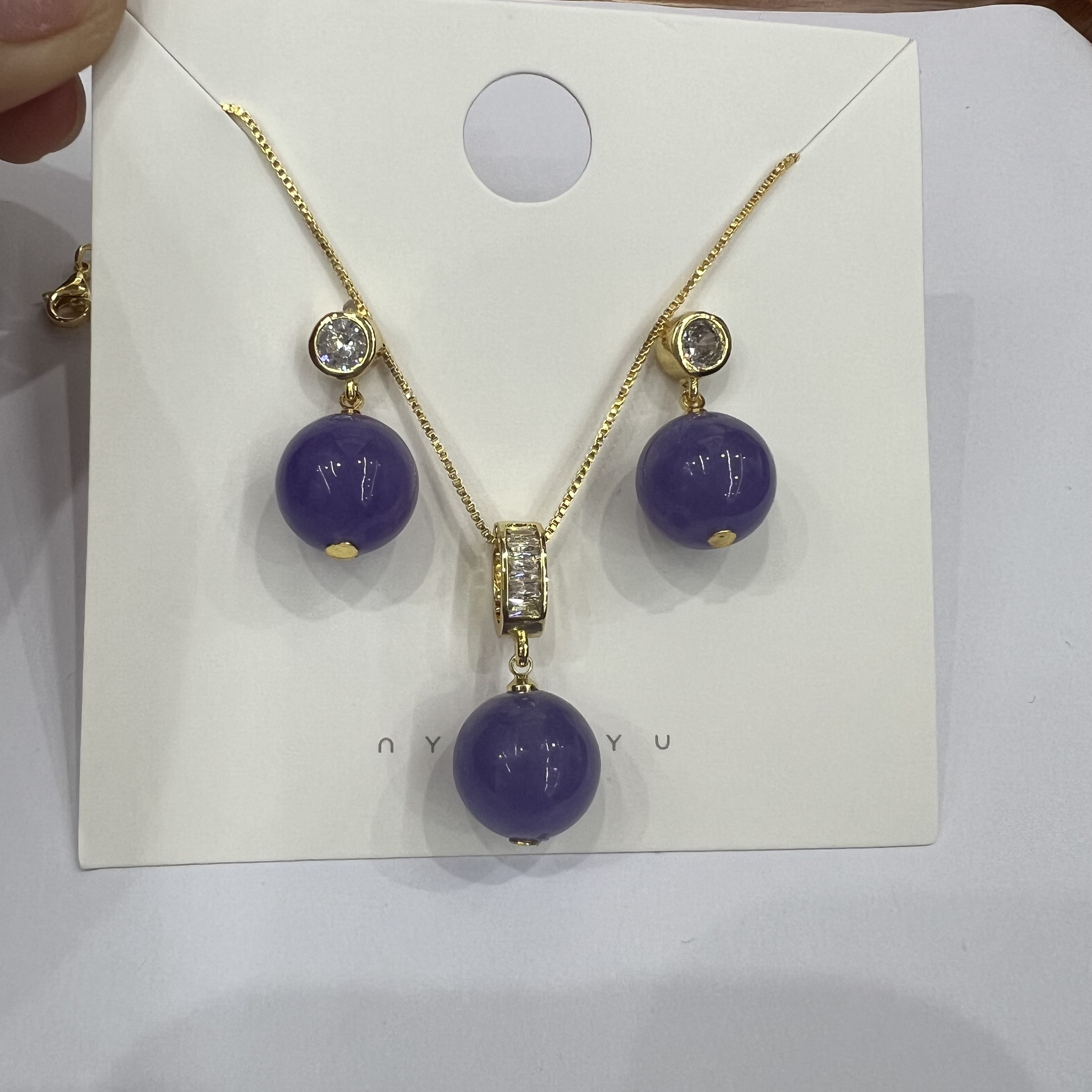 高定珠宝紫翡项链RX578S088