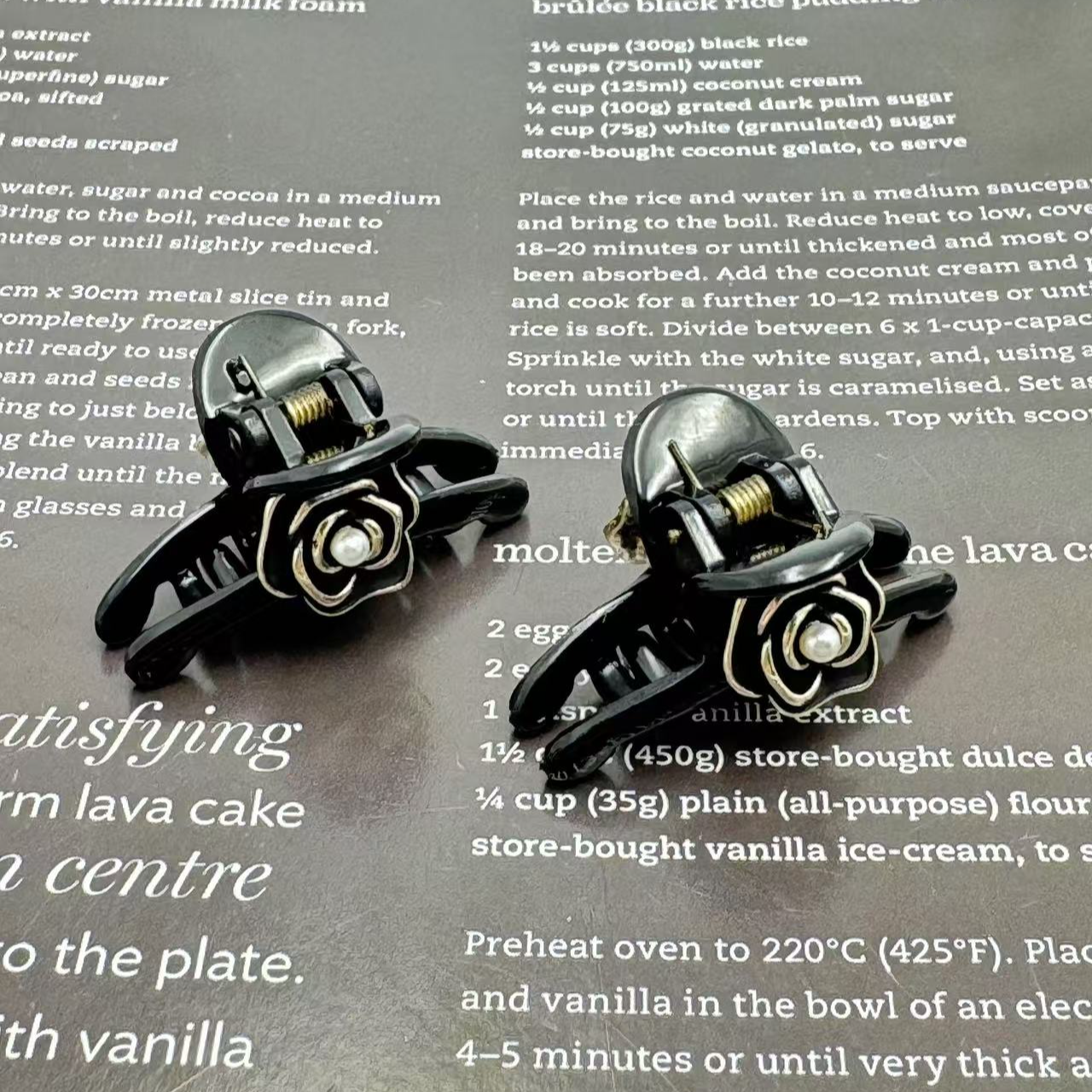 1251网红爆款韩系刘海小夹子时尚百搭黑色发卡发夹小香风气质复古