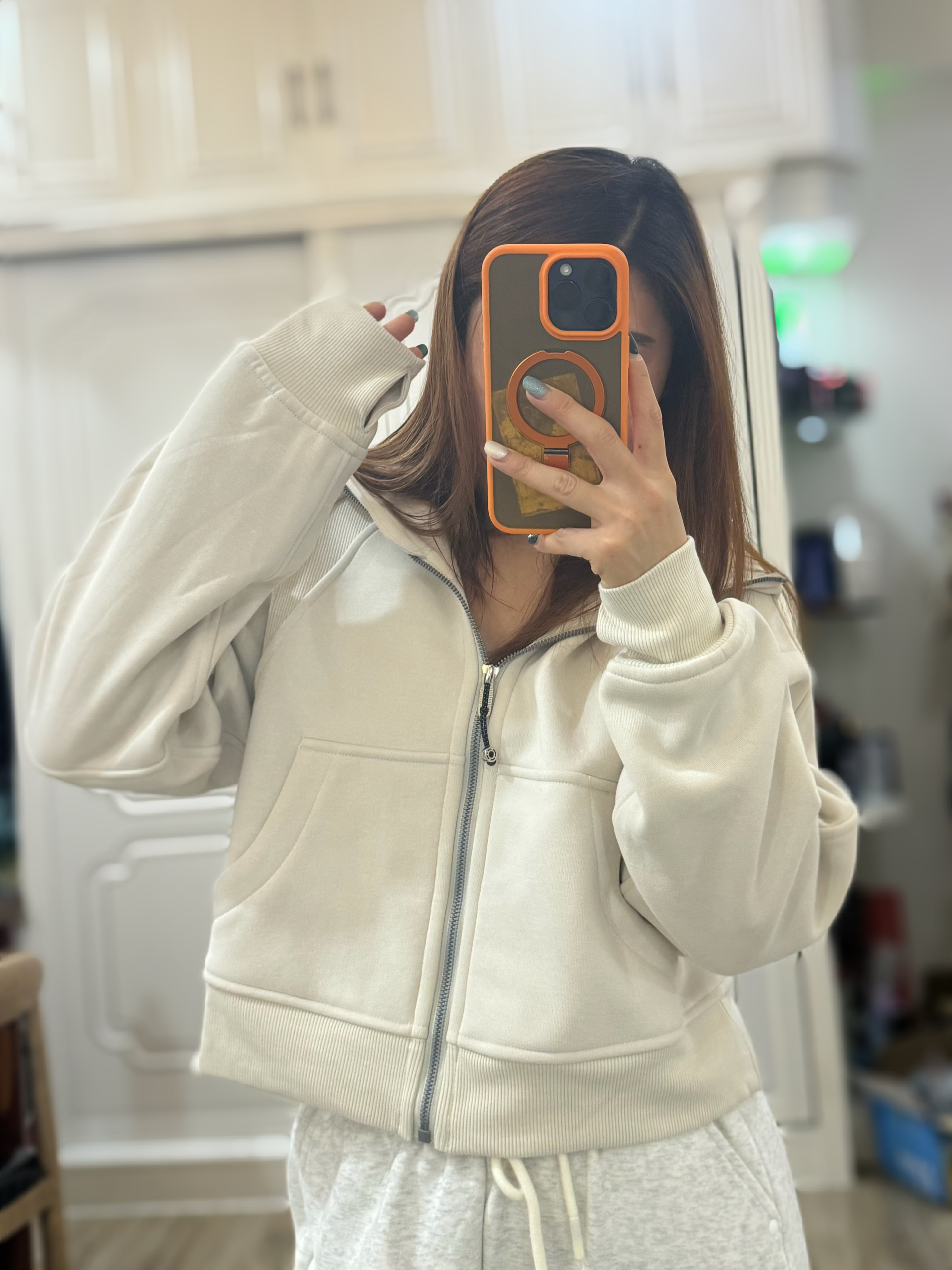 小锅家宽松版全拉链连帽卫衣｜卫裤套装（加绒款）