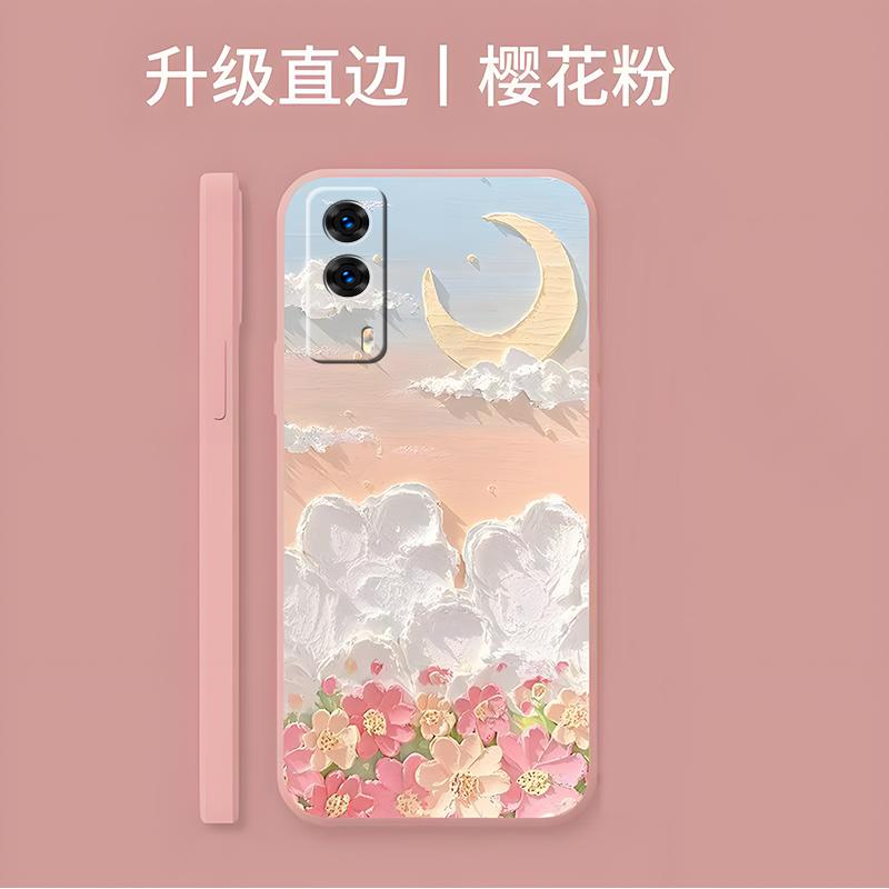 iQOOz5x手机壳IqooZ5X硅胶油画花景系列新女款时尚高颜值流行ins