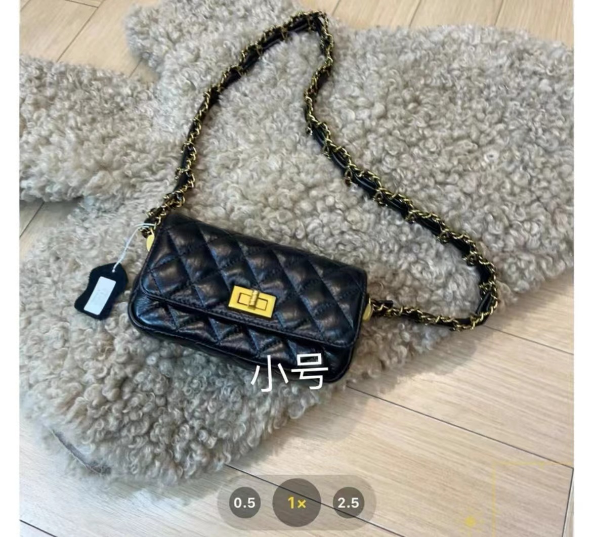 2024轻奢女士小香风时尚网红洋气百搭小众ins单肩质感包包24249