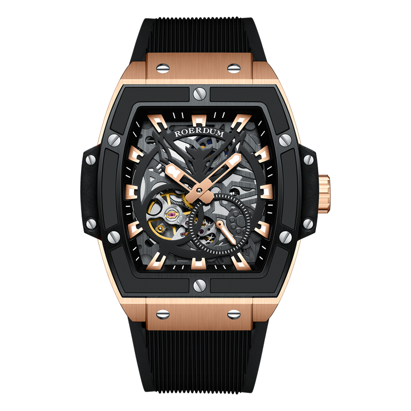 ROERDUM/RA007大牛/男士高端奢华酒桶机械腕表-zwj