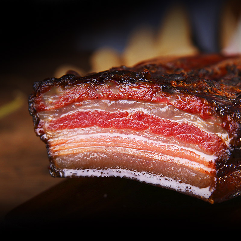 衡雁五花腊肉】湖南传统烟熏腊肉五花腊肉农家散养粮食猪熏肉