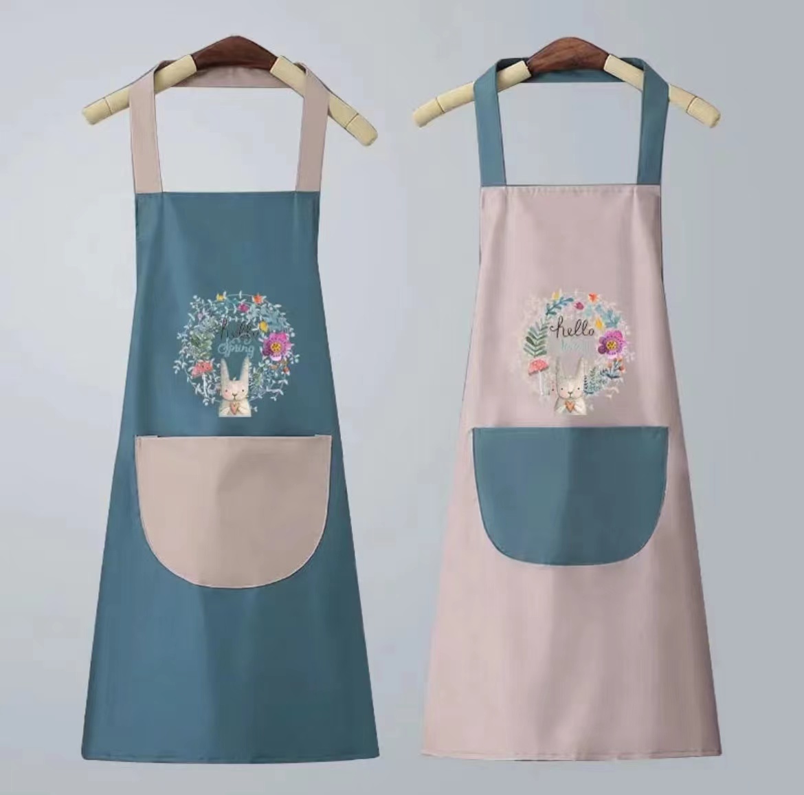 【2.01元包邮】家用厨房围裙颜色随机 6A