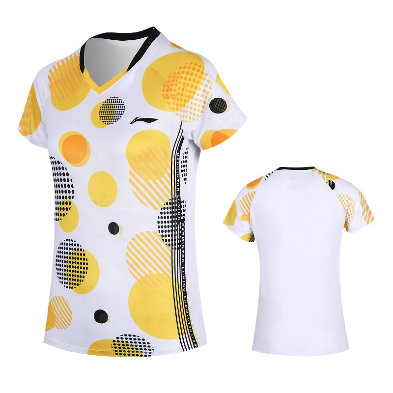 LI-NING/李宁正品 比赛上衣文化衫 休闲运动 舒适 羽毛球服