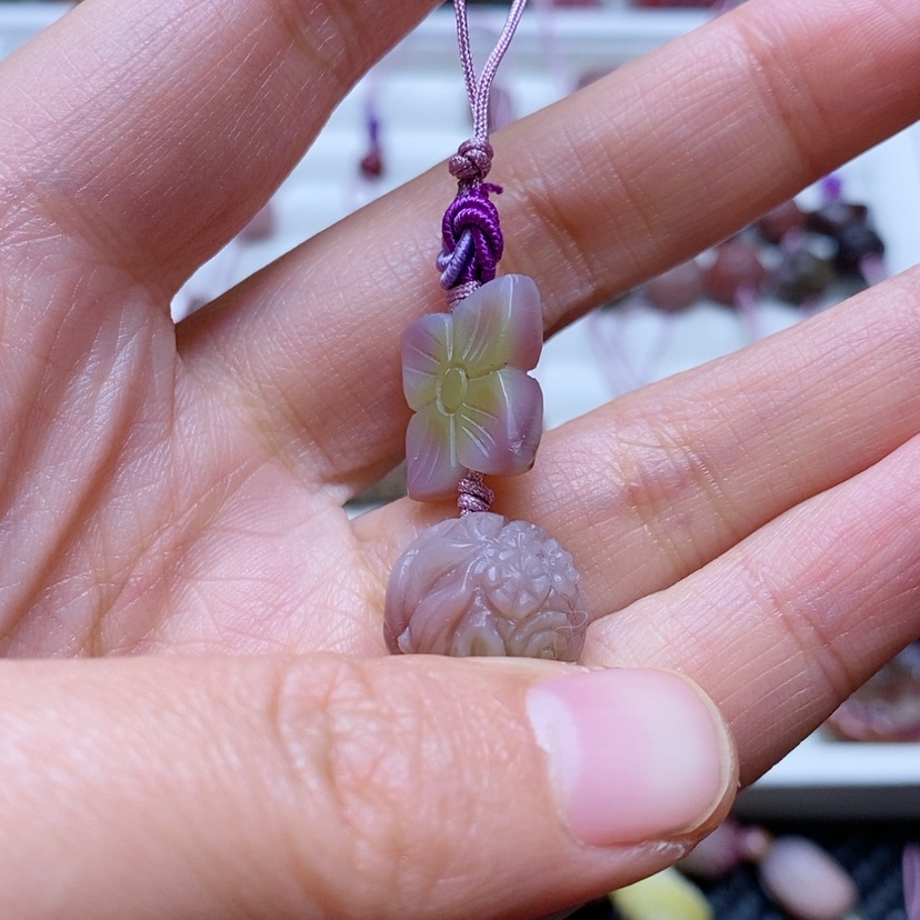 【闪购商品】玛瑙/玉髓盐源玛瑙单珠未镶嵌潇***朵