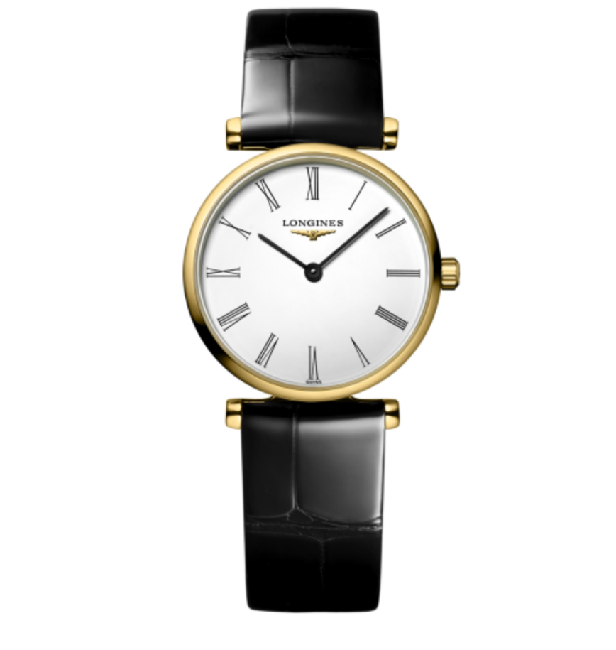 99新 Longines/浪琴 嘉岚系列 24盘  间金石英机芯皮带 /HZ 