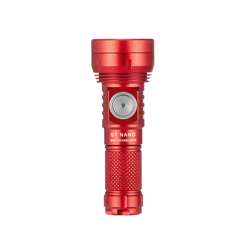 【手电王】雷明兔 GT nano 3.0红色充电版 迷你便携手电筒 搜救