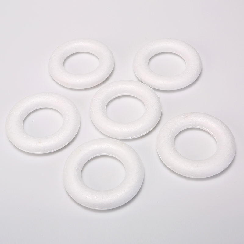 泡沫圆圈保丽龙圆环婚庆花环泡沫圈甜甜圈泡沫圆球DIY手工材料